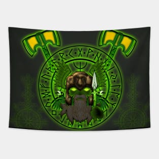 Viking with helmet Tapestry