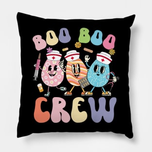 Boo Boo Crew Bunny Eggs Nurse Nursing Easter Day Pillow