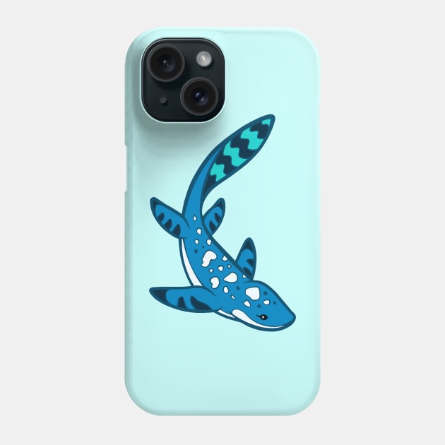 Little Dinosaurs - Mosasaurus Mo Phone Case by Radiantglyph