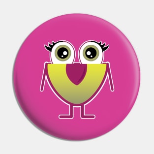 Funny Plum Pin