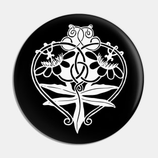 Vintage Celtic Heart Pin