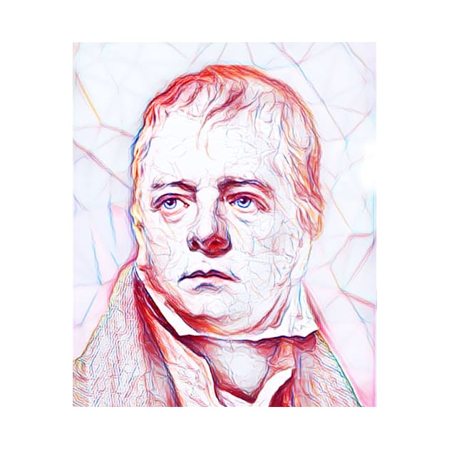 Walter Scott Portrait | Walter Scott Artwork Line art by JustLit