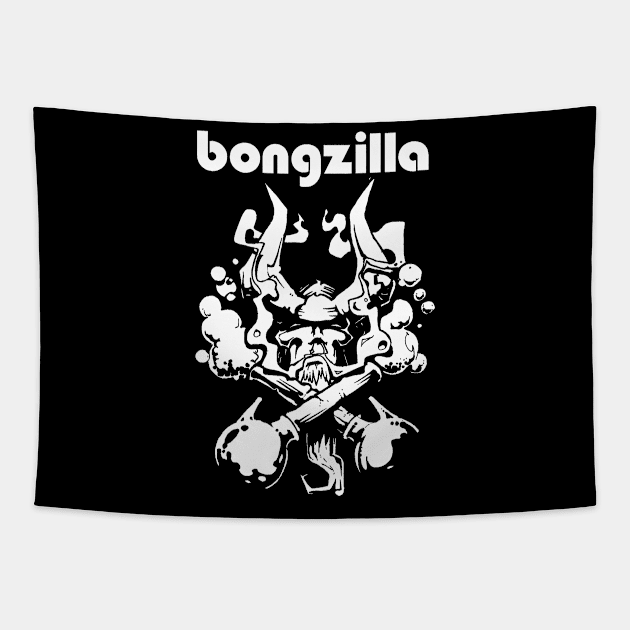 Bongzilla Tapestry by CosmicAngerDesign