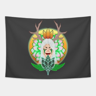 Forest nymph sunrise Tapestry