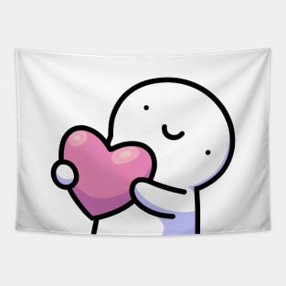 Cute Adorable Valentine's Day Heart Tapestry