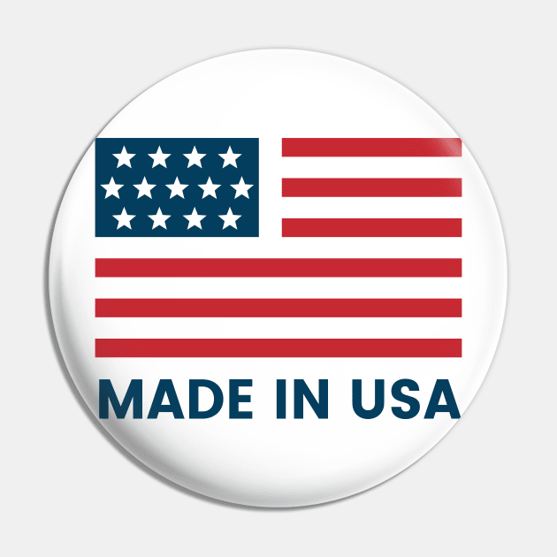 Made in usa Pin by white.ink