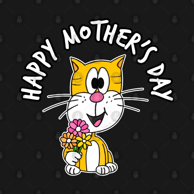 Mother's Day Cat Mothering Sunday by doodlerob