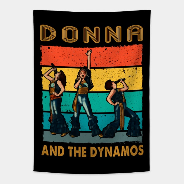 Donna And The Dynamos Mamma Mia! Dancing Queen Tapestry by PopcornShow