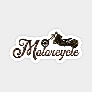 Awesome steampunk motorcycle Magnet