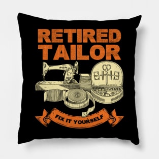 Retired Tailor Fix It Yourself Pillow