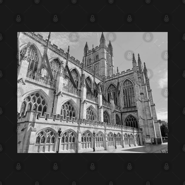 Monochrome Bath Abbey by Graz-Photos