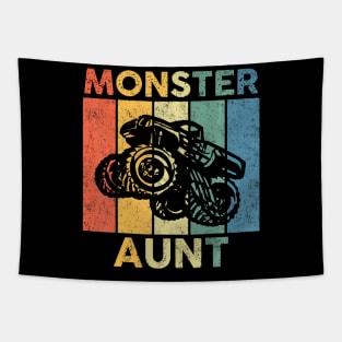 Monster Truck Aunt Monster Truck Are My Jam Truck Lovers Tapestry