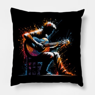 Acoustic guitar player Pillow