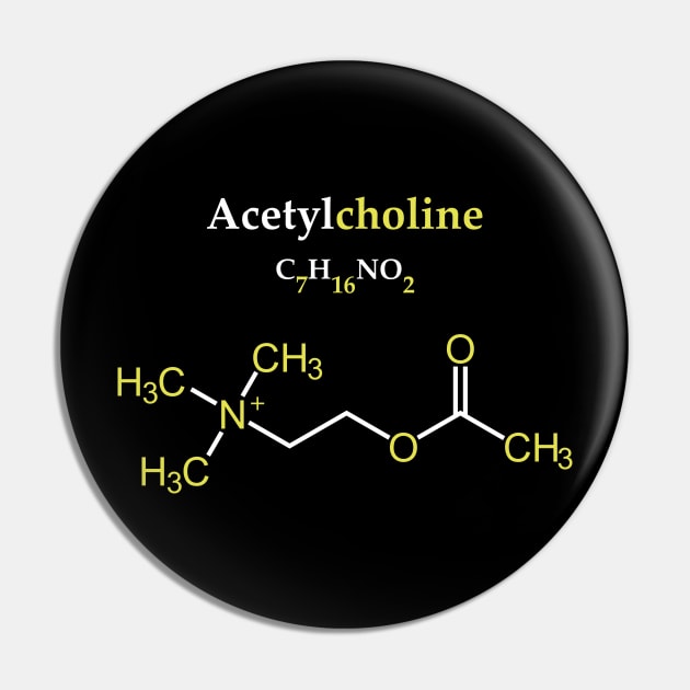 Acetylcholine Molecule Original Concept Pin by Science Design