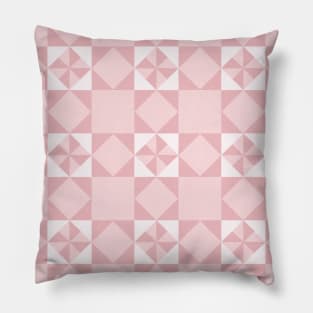 Pink Martha Washington's Star Patchwork Pattern Pillow