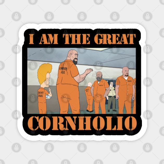 cornholio cOUNTY jAIL Magnet by tresnoku