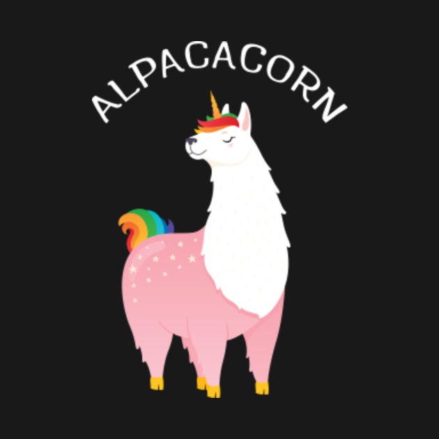 Alpacacorn - Alpaca Unicorn Design - Alpacacorn - Kids Hoodie | TeePublic