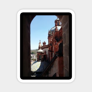 taxco city panorama postal view ecopop photograph Magnet