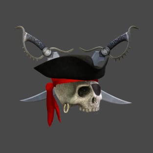 Pirate Skull with Swords T-Shirt