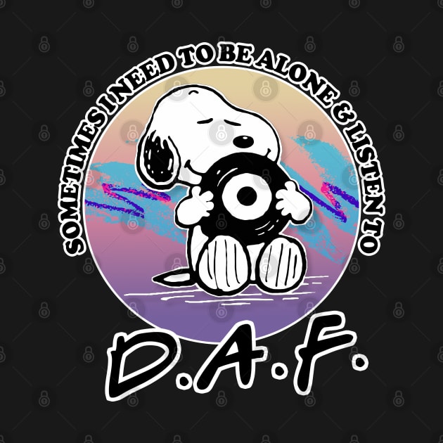 DAF Vinyl Record Fan Design by DankFutura