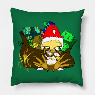 Grumpy Chicken Cristmast Eve Pillow