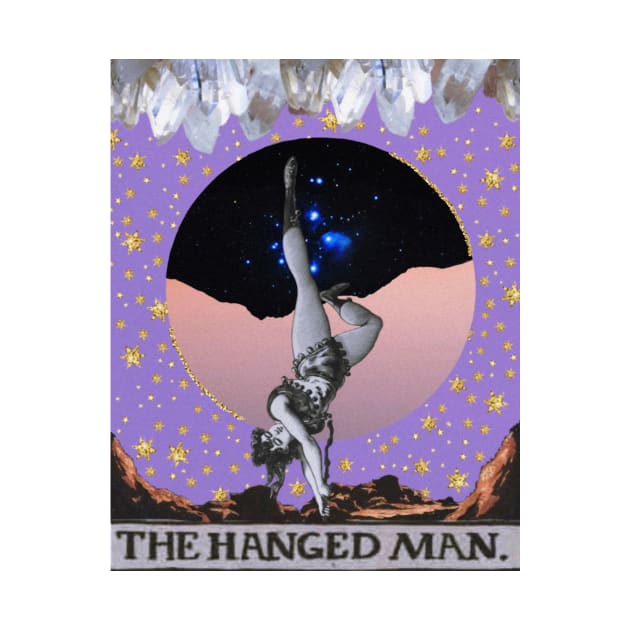 The Hanged (Wo)Man Tarot Card by eclipsesolxr