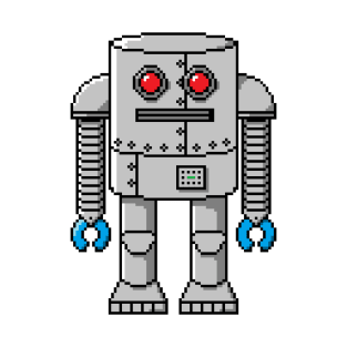 Pixel Robot 008 T-Shirt