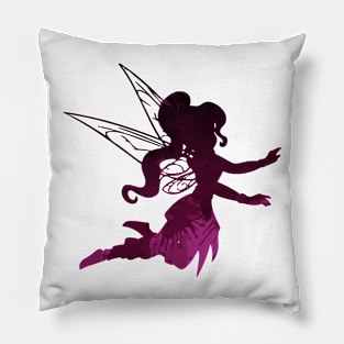 Fairy Inspired Silhouette Pillow