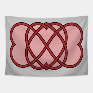 Celtic Knot Heart Valentine Tapestry