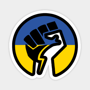 Stand With Ukraine Sign Magnet