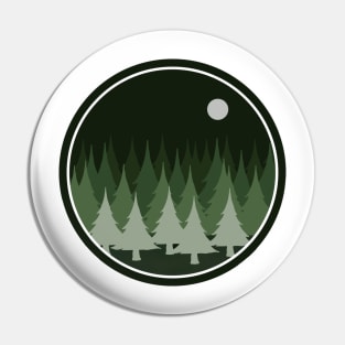 Forest Green Mountian Patch Pin