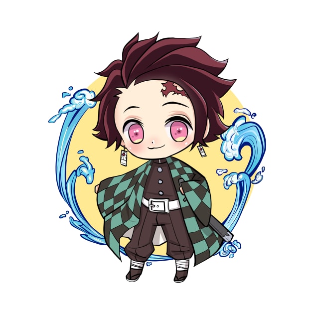 Chibi Kawaii Tanjirou Kamado by kxiwii