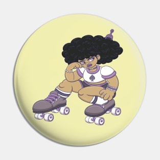 Roller girl Pin