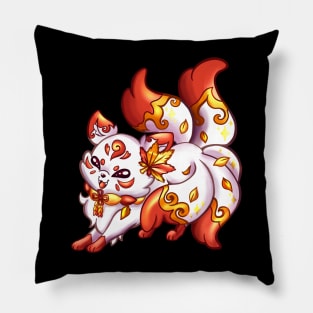 Autumn Kitsune Pillow