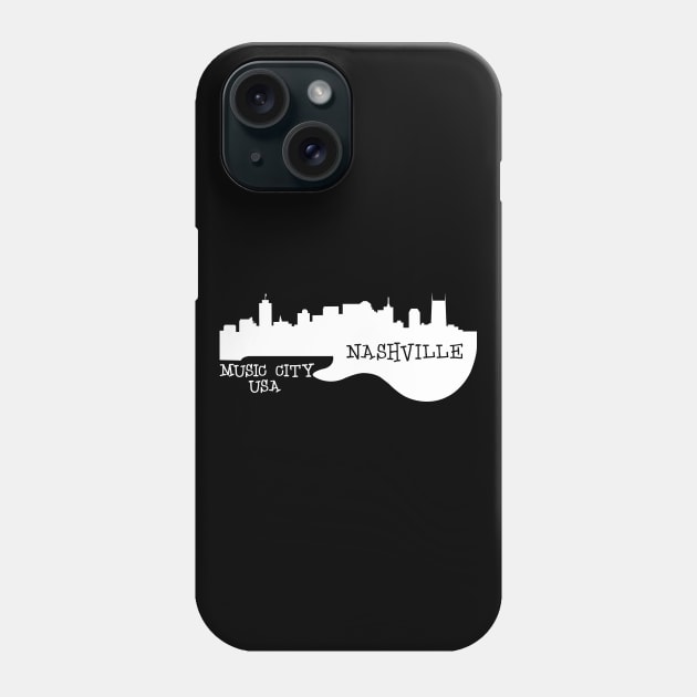 Nashville, Music City USA Phone Case by myoungncsu