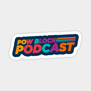 Pow Block Podcast NP Logo 2024 (Asian and Pacific Islander Heritage) Magnet