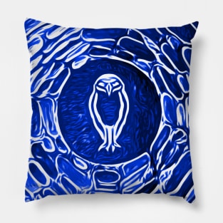 Blue Menace Pillow