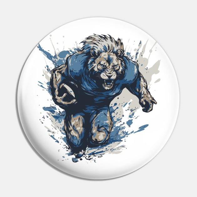 Detroit Lions Pin by Hoperative