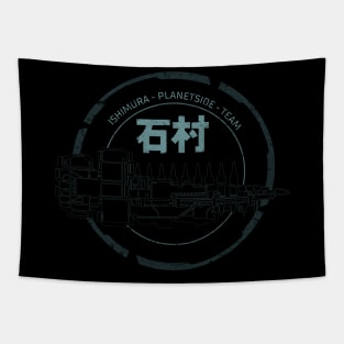 DEAD SPACE - ISHIMURA PLANETSIDE TEAM - Blue (Game Color) Tapestry