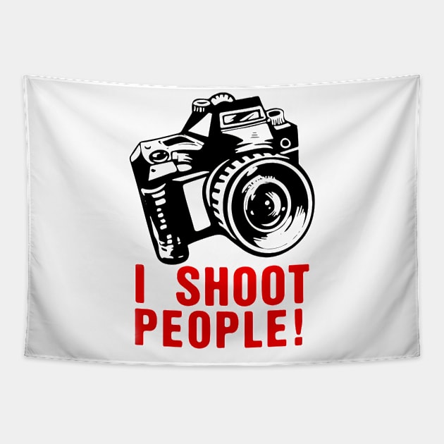 I Shoot People Tapestry by asokabudaya