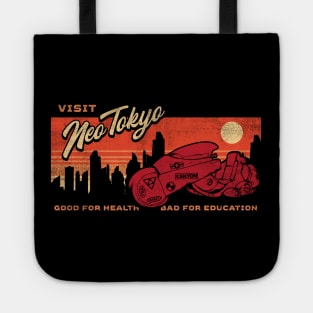 Neo Tokyo Kaneda Bike The Capsules Biker Gang Tote