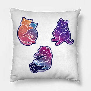 Galaxy Cats 2 Pillow