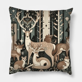 Winter Forest Family Pillow