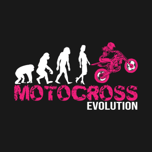 Perfect Evolution of a Motocross Woman gift T-Shirt