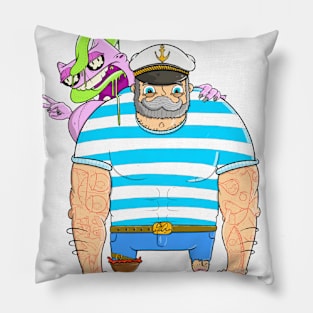 Sailor dude with homie Pillow