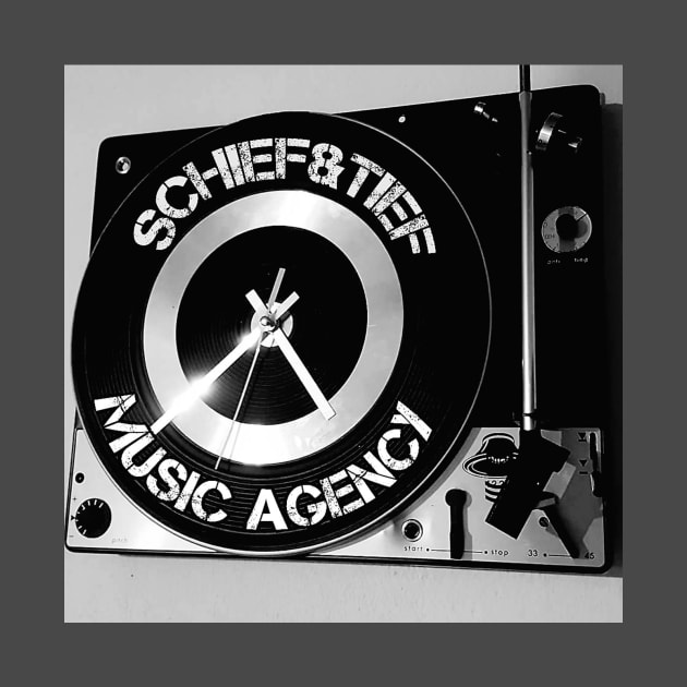 Schief & Tief  Clock Logo by SchiefTief