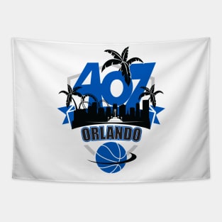 407 Orlando Basketball Color Tapestry