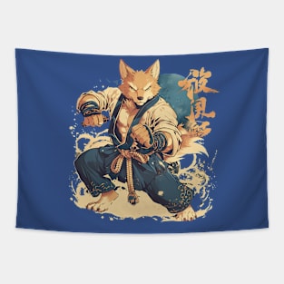 karate fox Tapestry