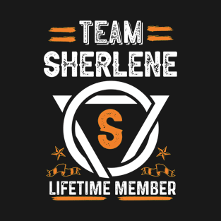 Team sherlene Lifetime Member, Family Name, Surname, Middle name T-Shirt