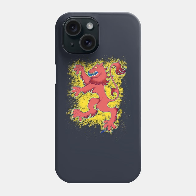 Rampant in Bravery Phone Case by Signalsgirl2112